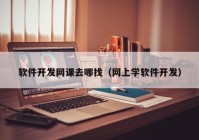 软件开发网课去哪找（网上学软件开发）