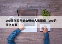 seo优化团队都由哪些人员组成（seo的优化方案）